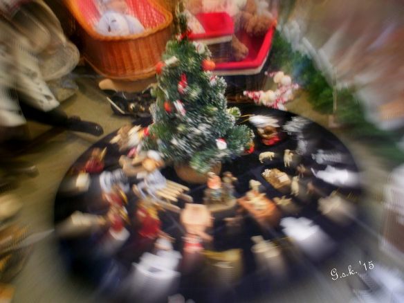 spinning tree Innsbruck Christmas fair